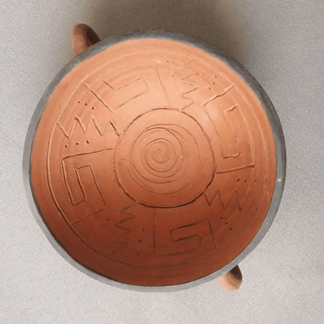 Ceramic Burner with Mayan Motives 