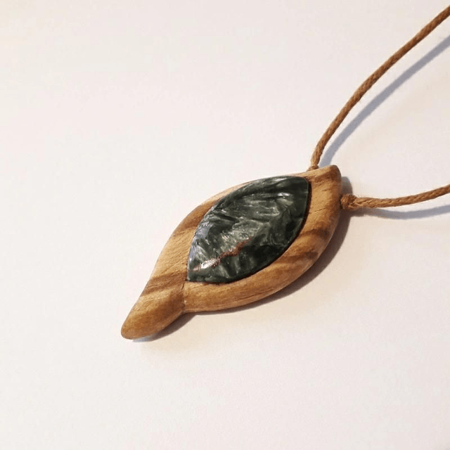 Seraphinite Palo Santo Necklace