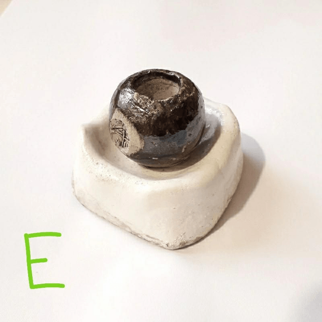 Raku Palo Santo Ceramic Holder 