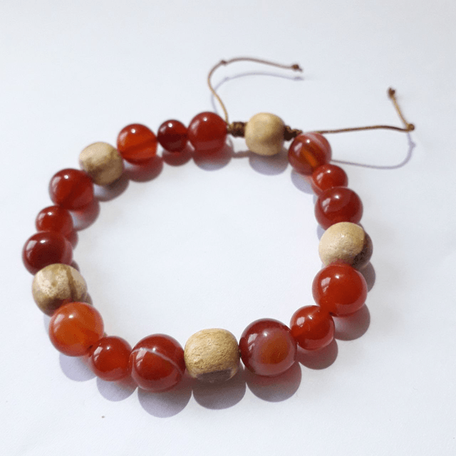 Carnelian Palo Santo Bracelet