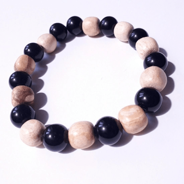 Obsidian & Palo Santo Bracelet 