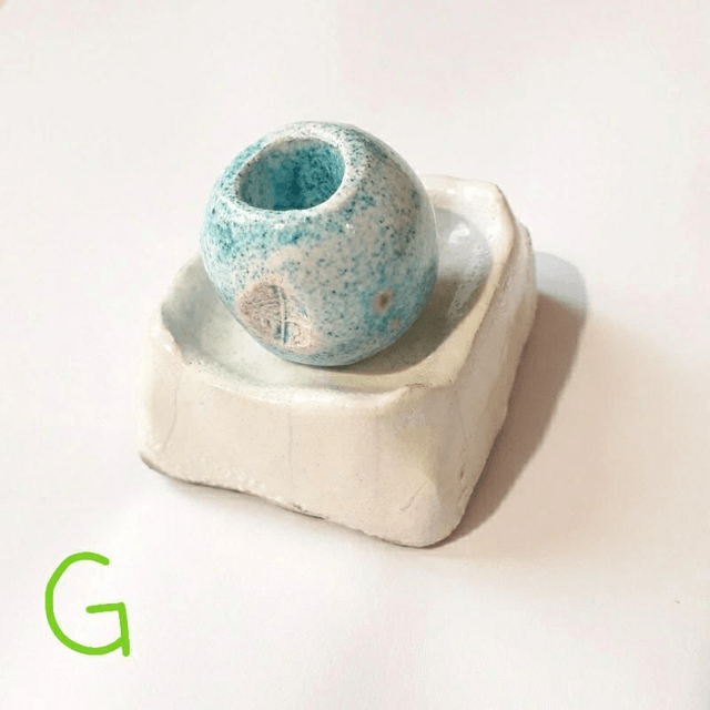 Raku Palo Santo Ceramic Holder 