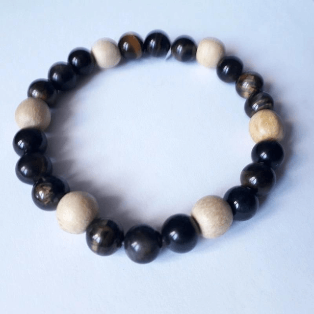 Hawk's Eye and Palo Santo Aromatherapy Bracelet 