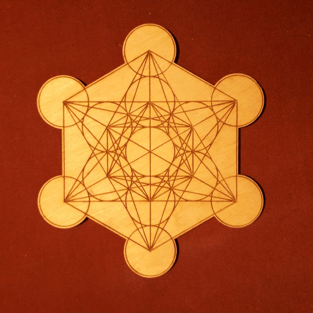 Metatron Wooden Sacred Geometric Symbol 