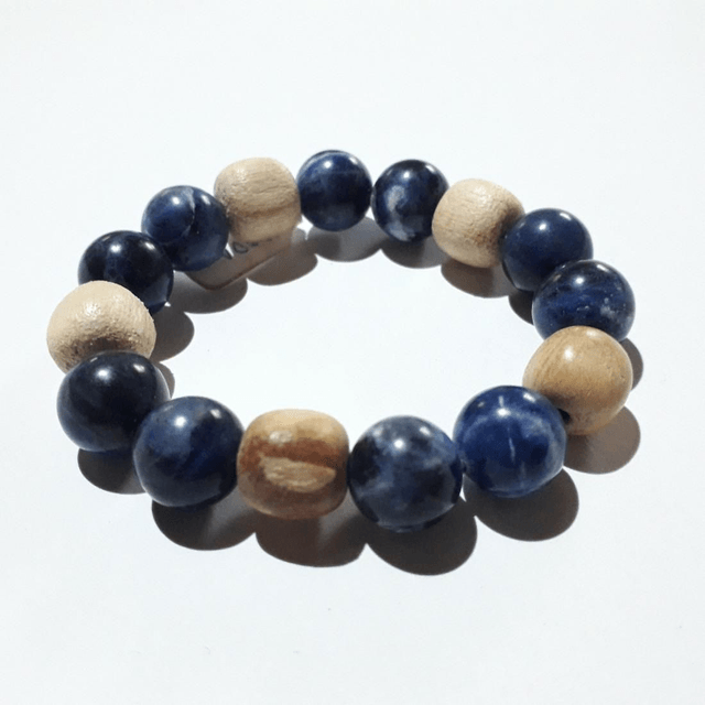 Sodalite Palo Santo Bracelet 