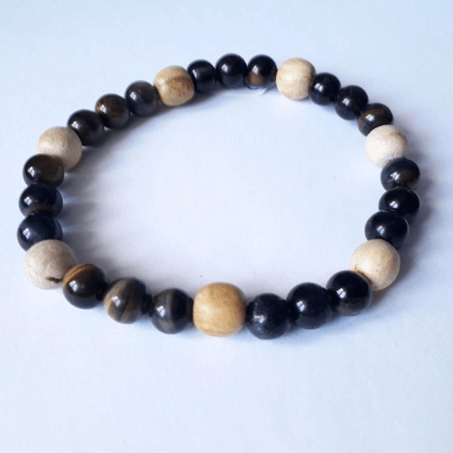 Hawk's Eye and Palo Santo Aromatherapy Bracelet 