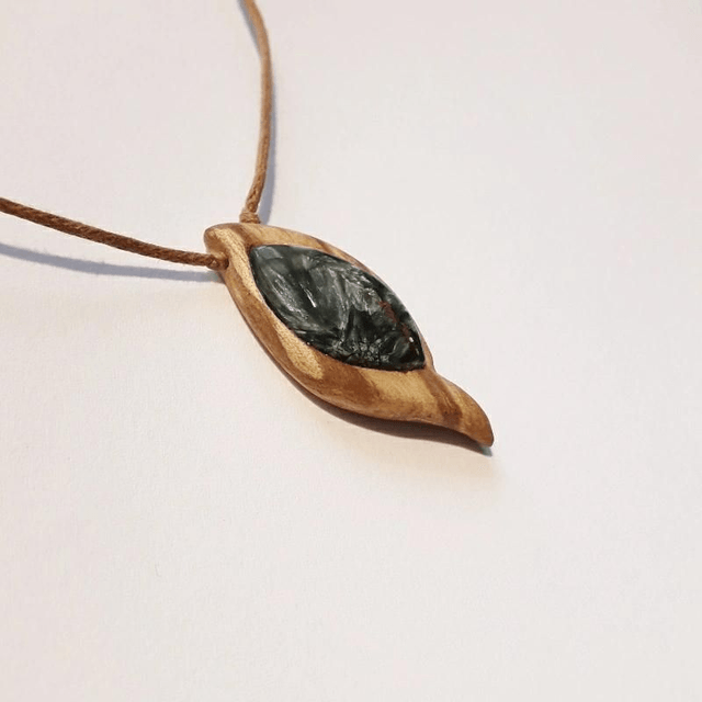 Seraphinite Palo Santo Necklace