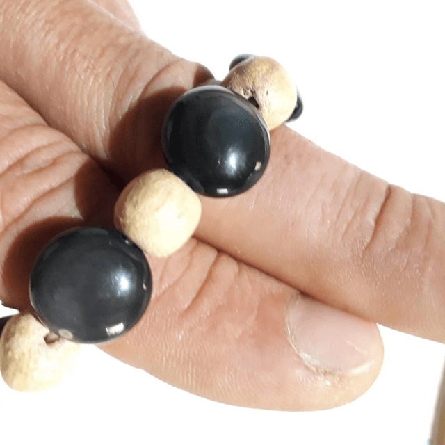 Rainbow Obsidian Palo Santo Bracelet 