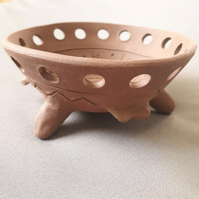 Ceramic Burner with Mayan Motive