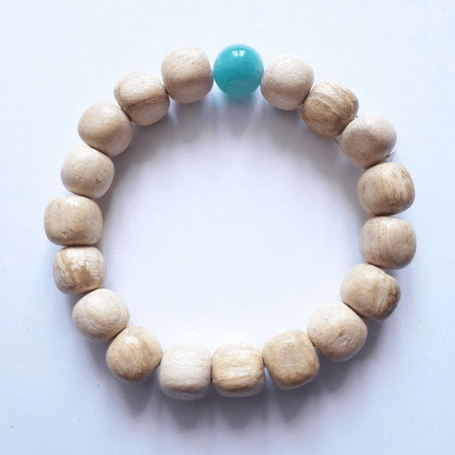 Palo Santo Bracelet with Amazonite