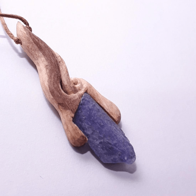 Tanzanite Palo Santo Necklace 