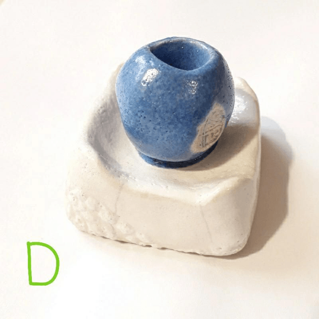 Raku Palo Santo Ceramic Holder 