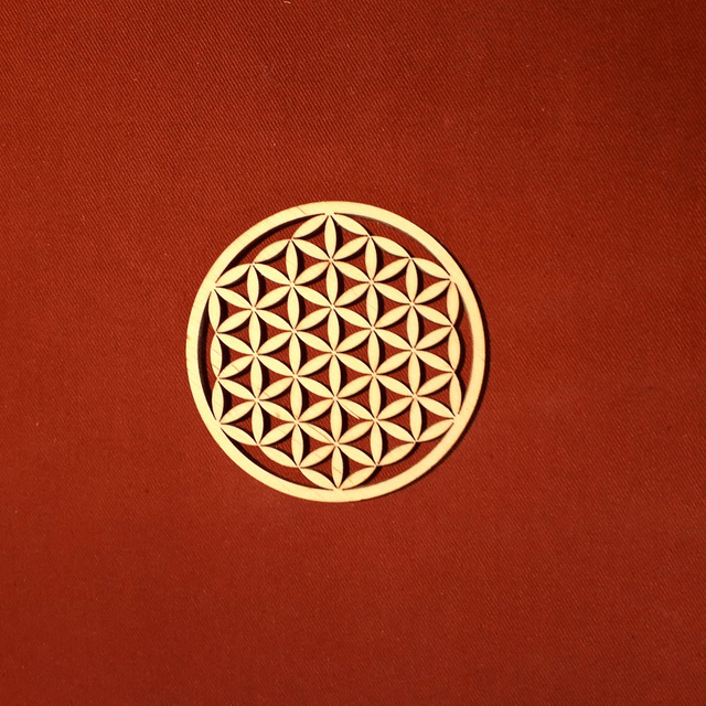 Flower of Life, Wooden Sacred Geometric Symbol 