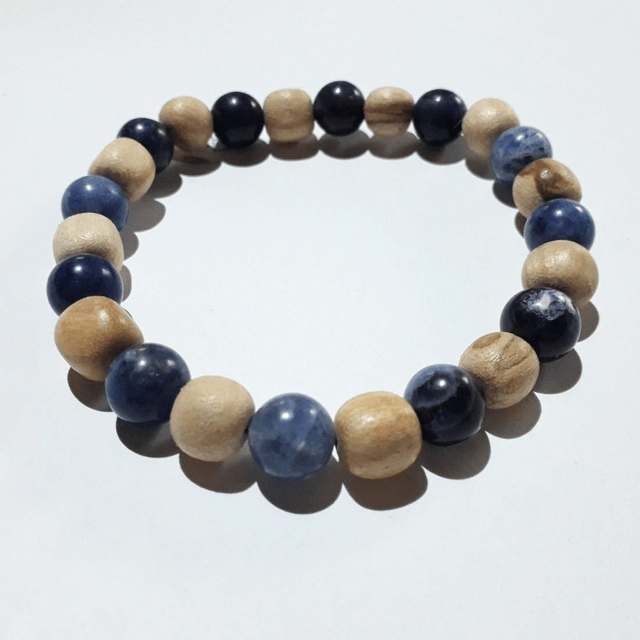 Sodalite Palo Santo Bracelet 