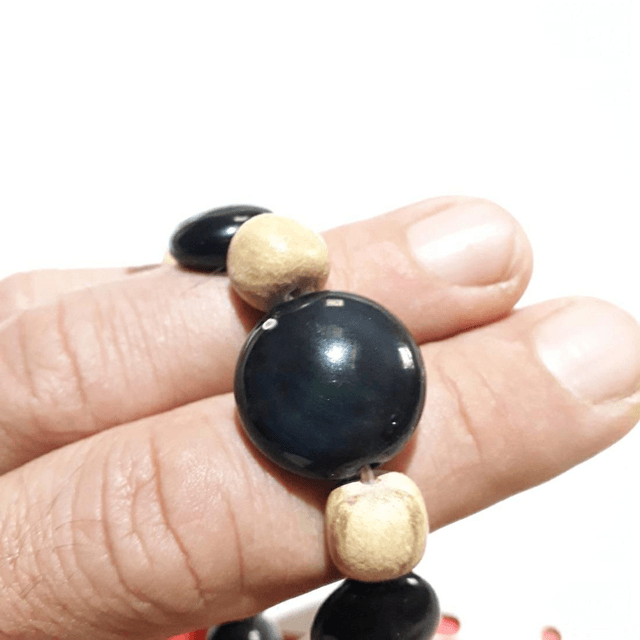 Rainbow Obsidian Palo Santo Bracelet 