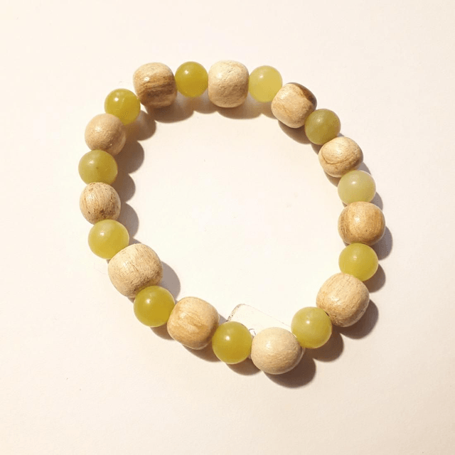 Lemon Jade Palo Santo Bracelet 