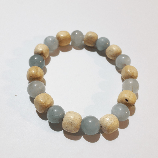 Aquamarine Palo Santo Bracelet 