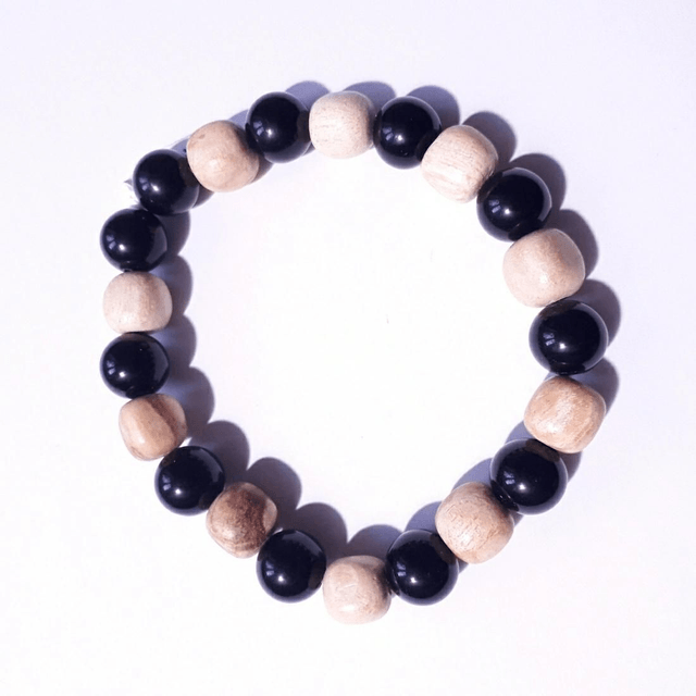 Obsidian & Palo Santo Bracelet 
