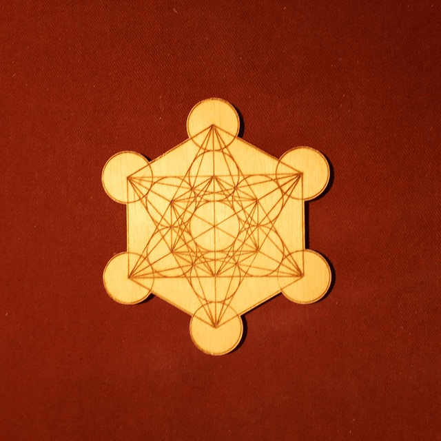 Metatron Wooden Sacred Geometric Symbol 