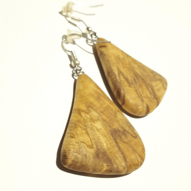Palo Santo Earrings, Natural Wooden Jewelry A