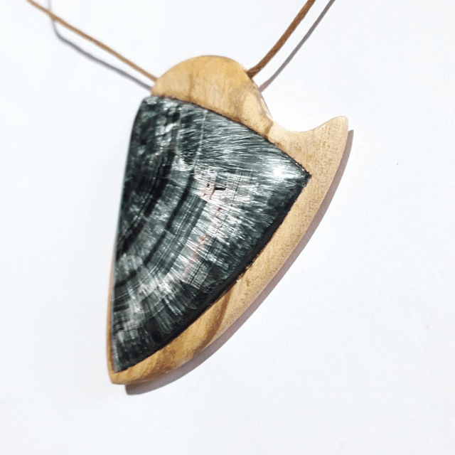 Seraphinite Palo Santo Necklace 