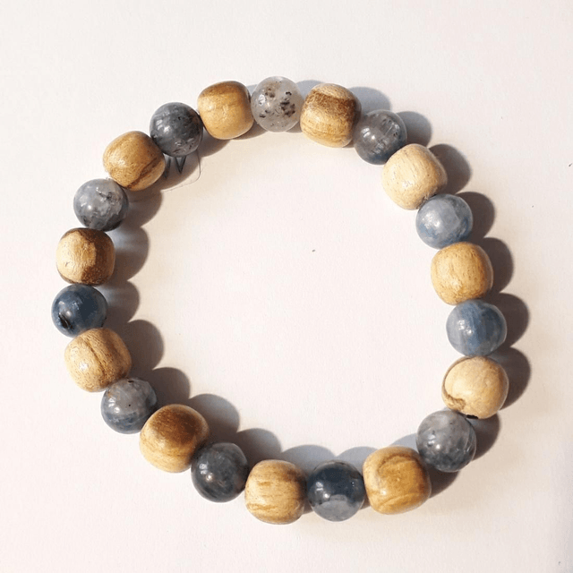 Kyanite Palo Santo Bracelet 