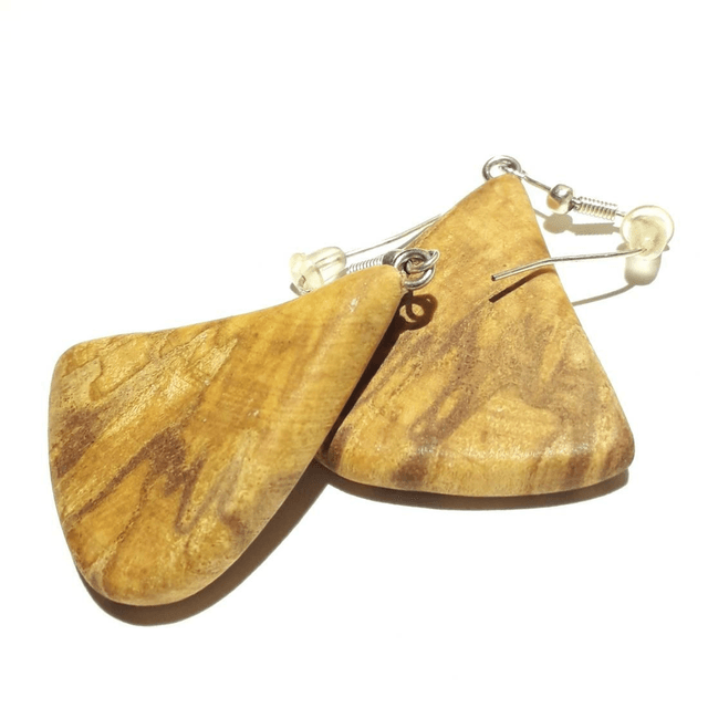 Palo Santo Earrings, Natural Wooden Jewelry A