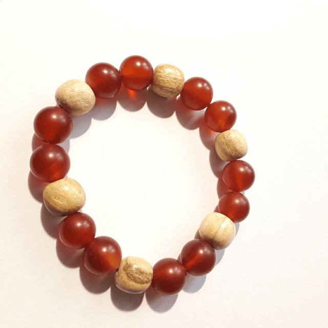 Carnelian Palo Santo Bracelet
