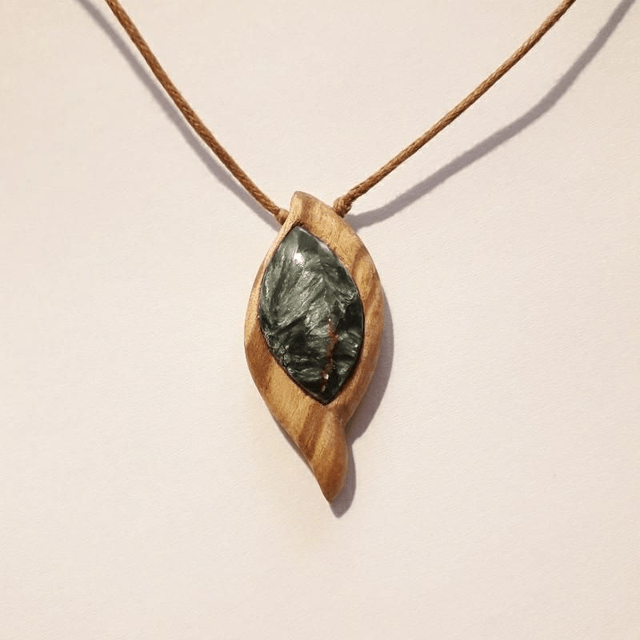 Seraphinite Palo Santo Necklace
