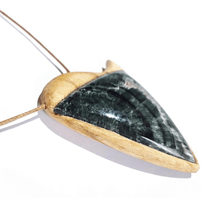 Seraphinite Palo Santo Necklace 