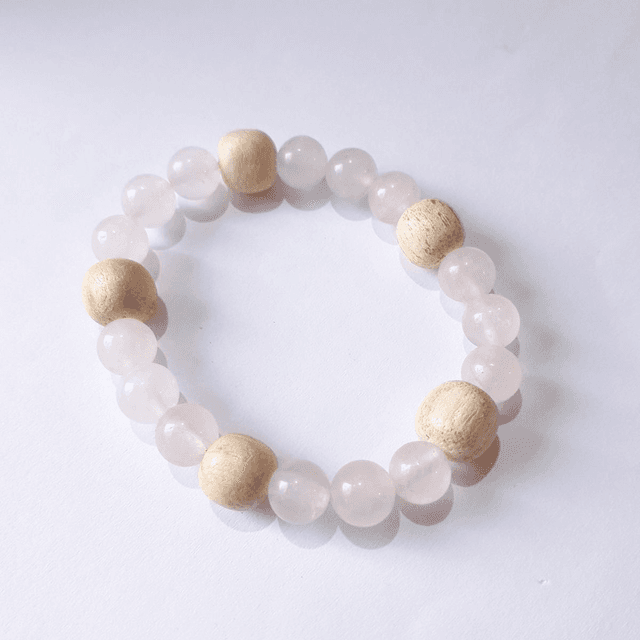 Rose Quartz Palo Santo Bracelet