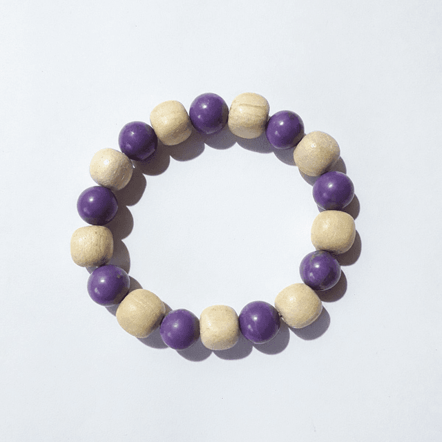 Phosphoresiderite Palo Santo Bracelet