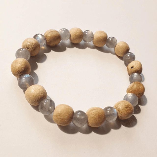 Labradorite AA Palo Santo Bracelet